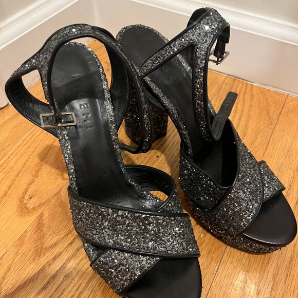 M. Gemi Scultura Glitter Platforms 37 - Picture 2 of 4